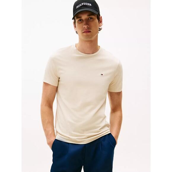 Tommy Hilfiger - Slim Fit T-Shirt - Medium - Beige Heather - NWT & PACKAGING - Picture 2 of 7